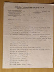 Stari memorandum Obnova Gradbena družba Z O.S. Ljubljana 1925.