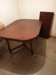 Jedilna miza, raztegljiva na 212 cm