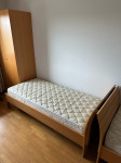 Leseni okvir postelje 200 cm x 90 cm