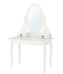 Toaletna miza z ogledalom Hemnes Ikea