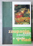 ZAUPANJE V VLADO IN NIKO TOŠ - ZAUPANJE SLOVENCEV V DEMOKRATIČNI