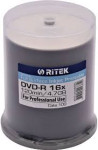 RITEK inkjet printable white glossy waterproof dvd-ji