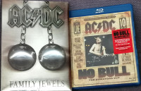 2x AC/DC - Family Jewels (2xDVD), No Bull (Live Madrid 1996, blu ray)