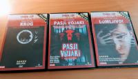 3xDVD film KROG, LOMLJIVO IN PASJI VOJAKI (HORROR CAFE)