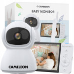 FULL HD baby Monitor otroška varuška z vrtljivo video kamero in 5″ LCD