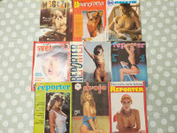 EROTIČNE REVIJE MAGAZIN,PANORAMA,REPORTER,SVET IN DVOJE,L.1978,4,1985