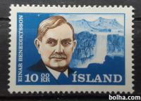 Einar Benediktsson - Islandija 1965 - Mi 397 - čista znamka (Rafl01)