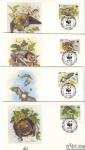 Evropa, BOLGARIJA -WWF - NETOPRJI - serija 4 FDC-ji - (msmk)