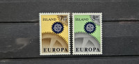 Evropa, CEPT - Islandija 1967 - Mi 409/410 - serija, čiste (Rafl01)
