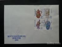 FDC - porcelan, vaze - DDR 1982 - Mi 2667/2670 (Rafl01)