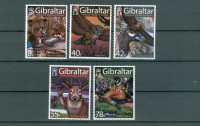 Gibraltar 2007 prazgodovinske živali serija MNH**