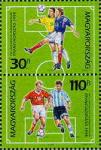MADŽARSKA nogomet - nežigosani znamki SP1998