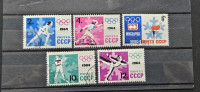 olimpijske igre - Rusija 1964 - Mi 2866/2870 A - žigosane (Rafl01)