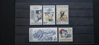 set (6) znamk Češkoslovaška 1968/72 - čiste znamke (5 znamk) (Rafl01)