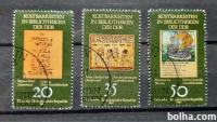 starinske knjige - DDR 1981 - Mi 2636/2638 -serija, žigosane (Rafl01)