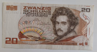 AVSTRIJA     20 SCHILLING  1986