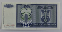 BIH P144a BANJA LUKA 10000000 DINARA 1993 UNC