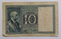 ITALIJA 10 LIRE 1939