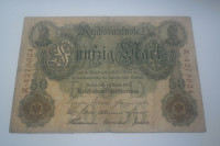 Nemčija Bankovec 50 Reichmark 1910