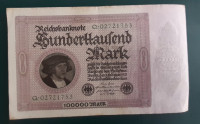 NEMČIJA Reich 100.000 Mark 1923 P83a