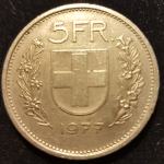 5 FRANKOV 1977 ŠVICA