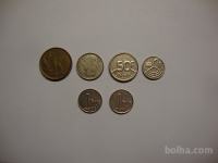 BELGIJA 1,20,50 FRANC kovanci