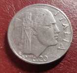 ITALIJA - 20 centesimi 1940 magnetni tip