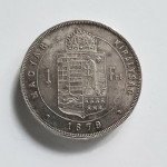 KOVANEC 1 FORINT 1879 - SREBRNIK