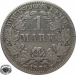 LaZooRo: Nemčija 1 Mark 1875 C VF graffiti - Srebro