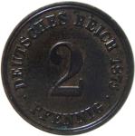 LaZooRo: Nemčija 2 Pfennig 1875 F UNC