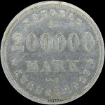 LaZooRo: Nemčija HAMBURG 200000 Mark 1923 XF / UNC