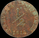 LaZooRo: Nemčija SAKS - MEININGEN 1/2 Kreuzer 1812 UNC