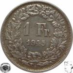 LaZooRo: Švica 1 Franc 1945 XF h - Srebro