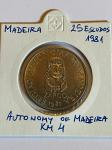 Madeira 25 Escudos 1981