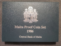 MALTA - Proof set kovancev 1986