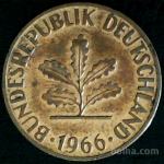 LaZooRo: Nemčija 1 Pfennig 1966 D UNC