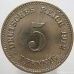LaZooRo: Nemčija 5 Pfennig 1912 G UNC