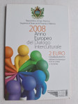 Spominski 2 € kovanec San Marino 2008 Medkulturni dialog euro evro eur