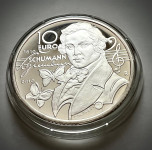 SREBRNIK 2010 SAN MARINO 10 EURO PROOF ROBERT SCHUMANN (otaku)