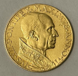 Zlatnik 100 Lire 1944. – PIVS XII PONTIFEX MAXIMVS ANNO VI