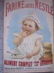 Reklamni poster na razglednici Farine lactee Nestle