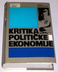 KRITIKA POLITIČKE EKONOMIJE – Adolf Dragičević