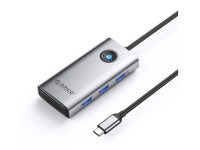 Orico PW11-6P priključna postaja USB-C, 6v1 (PW11-6P-GY-EP) - rabljeno