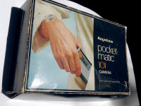 Pozor! Pocket Matic 101 Darilni set, kompleten, 1974+poslikan 110 film