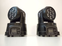 2 x Moving head LED WASH  RGBW / 7x15 W