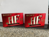 2 x prazna audio kaseta SONY HF 90 - normal position - NOVO ZAPAKIRANO