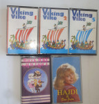 Avdio kasete Viking Vike, Maček Muri, Hajdi in Don Juan