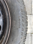 Platišča original VW z zimskimi gumami Bridgestone Blizzak 205 55 R16