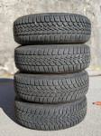 Prodam komplet štirih 15'' jeklenih platišč s pnevmatikami 195/65R15