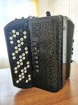 Gumbna harmonika FBB Ballone Burini z melodijskimi basi, model CA 43/B